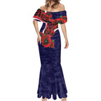 Melbourne Demons ANZAC Personalised Mermaid Dress Lest We Forget Poppy Camo