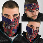 Melbourne Demons ANZAC Personalised Neck Gaiter Lest We Forget Poppy Camo