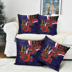 Melbourne Demons ANZAC Personalised Pillow Cover Lest We Forget Poppy Camo