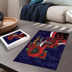 Melbourne Demons ANZAC Personalised Puzzle Lest We Forget Poppy Camo