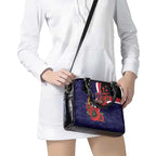 Melbourne Demons ANZAC Personalised Shoulder Handbag Lest We Forget Poppy Camo