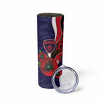 Melbourne Demons ANZAC Personalised Skinny Tumbler Lest We Forget Poppy Camo
