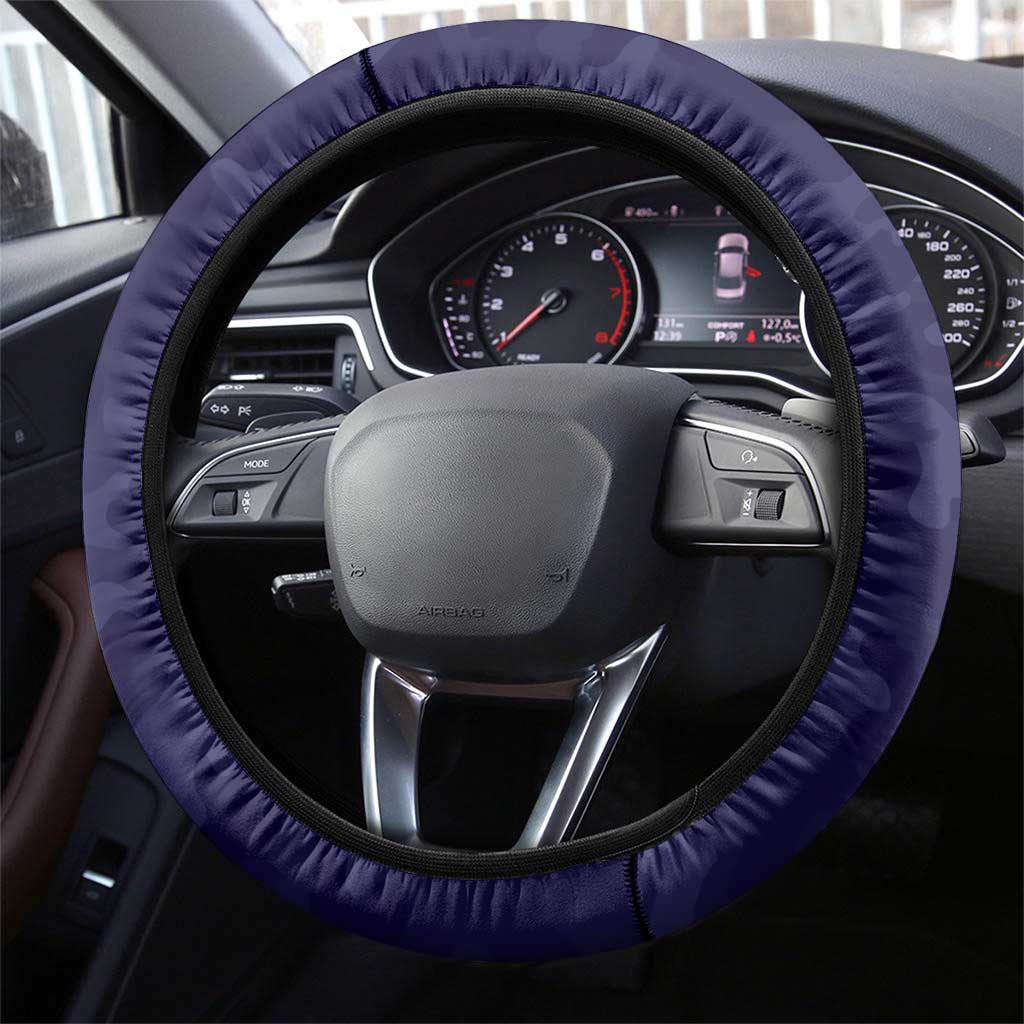 Melbourne Demons ANZAC Steering Wheel Cover Lest We Forget Poppy Camo