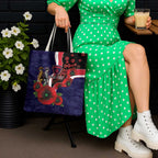 Melbourne Demons ANZAC Personalised Tote Bag Lest We Forget Poppy Camo
