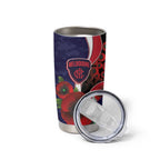 Melbourne Demons ANZAC Personalised Tumbler Cup Lest We Forget Poppy Camo