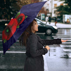Melbourne Demons ANZAC Personalised Umbrella Lest We Forget Poppy Camo