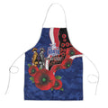 North Kangaroos ANZAC Personalised Apron Lest We Forget Poppy Camo