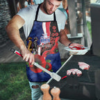 North Kangaroos ANZAC Personalised Apron Lest We Forget Poppy Camo