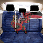 North Kangaroos ANZAC Personalised Back Car Seat Cover Lest We Forget Poppy Camo