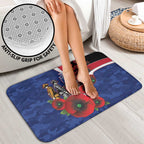 North Kangaroos ANZAC Personalised Bathroom Set Lest We Forget Poppy Camo