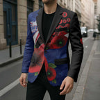 North Kangaroos ANZAC Personalised Blazer Lest We Forget Poppy Camo