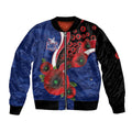 North Kangaroos ANZAC Personalised Bomber Jacket Lest We Forget Poppy Camo
