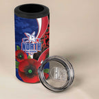 North Kangaroos ANZAC Personalised 4 in 1 Can Cooler Tumbler Lest We Forget Poppy Camo