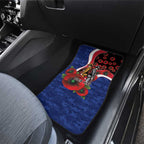 North Kangaroos ANZAC Personalised Car Mats Lest We Forget Poppy Camo
