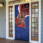 North Kangaroos ANZAC Personalised Door Cover Lest We Forget Poppy Camo