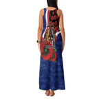 North Kangaroos ANZAC Personalised Family Matching Tank Maxi Dress and Hawaiian Shirt Lest We Forget Poppy Camo