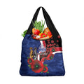 North Kangaroos ANZAC Personalised Grocery Bag Lest We Forget Poppy Camo