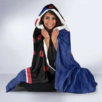 North Kangaroos ANZAC Personalised Hooded Blanket Lest We Forget Poppy Camo