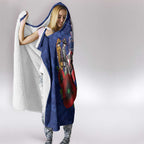 North Kangaroos ANZAC Personalised Hooded Blanket Lest We Forget Poppy Camo