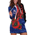 North Kangaroos ANZAC Personalised Hoodie Dress Lest We Forget Poppy Camo