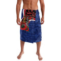 North Kangaroos ANZAC Personalised Lavalava Lest We Forget Poppy Camo