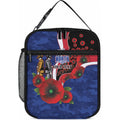 North Kangaroos ANZAC Personalised Lunch Bag Lest We Forget Poppy Camo