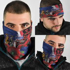 North Kangaroos ANZAC Personalised Neck Gaiter Lest We Forget Poppy Camo