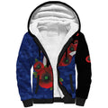 North Kangaroos ANZAC Personalised Sherpa Hoodie Lest We Forget Poppy Camo