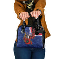 North Kangaroos ANZAC Personalised Shoulder Handbag Lest We Forget Poppy Camo