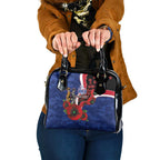 North Kangaroos ANZAC Personalised Shoulder Handbag Lest We Forget Poppy Camo