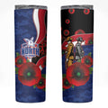 North Kangaroos ANZAC Personalised Skinny Tumbler Lest We Forget Poppy Camo