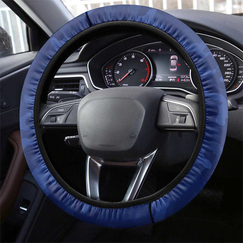 North Kangaroos ANZAC Steering Wheel Cover Lest We Forget Poppy Camo