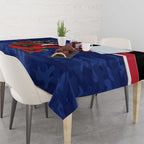 North Kangaroos ANZAC Personalised Tablecloth Lest We Forget Poppy Camo