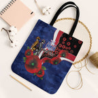 North Kangaroos ANZAC Personalised Tote Bag Lest We Forget Poppy Camo