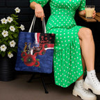 North Kangaroos ANZAC Personalised Tote Bag Lest We Forget Poppy Camo