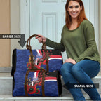 North Kangaroos ANZAC Personalised Travel Bag Lest We Forget Poppy Camo