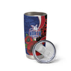 North Kangaroos ANZAC Personalised Tumbler Cup Lest We Forget Poppy Camo