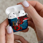 Port Power ANZAC Personalised AirPods Case Lest We Forget Poppy Camo