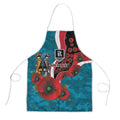 Port Power ANZAC Personalised Apron Lest We Forget Poppy Camo