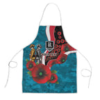 Port Power ANZAC Personalised Apron Lest We Forget Poppy Camo