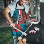 Port Power ANZAC Personalised Apron Lest We Forget Poppy Camo