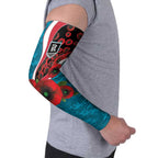 Port Power ANZAC Personalised Arm Sleeves Lest We Forget Poppy Camo