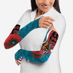 Port Power ANZAC Personalised Arm Sleeves Lest We Forget Poppy Camo