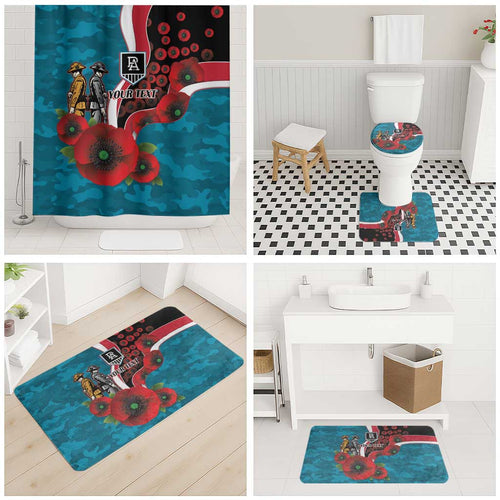 Port Power ANZAC Personalised Bathroom Set Lest We Forget Poppy Camo