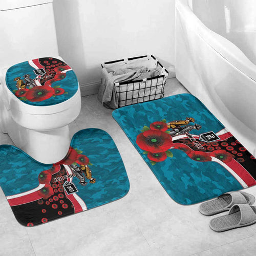 Port Power ANZAC Personalised Bathroom Set Lest We Forget Poppy Camo
