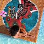 Port Power ANZAC Personalised Beach Blanket Lest We Forget Poppy Camo