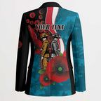 Port Power ANZAC Personalised Blazer Lest We Forget Poppy Camo