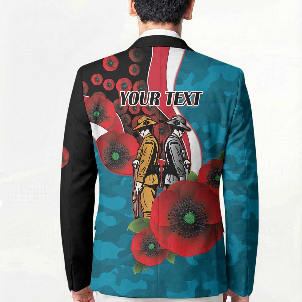Port Power ANZAC Personalised Blazer Lest We Forget Poppy Camo