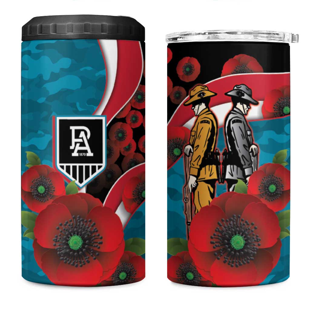 Port Power ANZAC Personalised 4 in 1 Can Cooler Tumbler Lest We Forget Poppy Camo