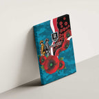 Port Power ANZAC Personalised Canvas Wall Art Lest We Forget Poppy Camo